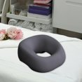 thumbnail image 1 of Almohada de espuma viscoelástica para boca abajo, cómoda y transpirable, ergonómica para masajes de salón, para viajes, para hombres y amigos. Gris oscuro, 1 of 10