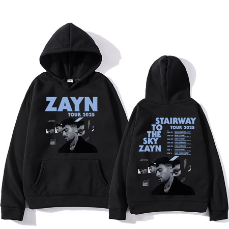 FEMBOY Zayn Malik Pullovers Startway To The Sky Zayn Hoodies Women Men Sweatshirts Fans Hoody