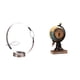 thumbnail image 1 of Organizador De Vino De Metal Moderno Con Figura De Globo Terráqueo, Reloj De Mesa, Adorno Artesanal Para Oficina, Estante, Dormitorio, Gabinete De Exhibición, 1 of 8