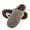 Coffee, variant on Ebizware Womens Slippers, Open Toe Memory Foam Scuff Slippers, Cozy Slip On Indoor / Outdoor Bedroom House Shoes