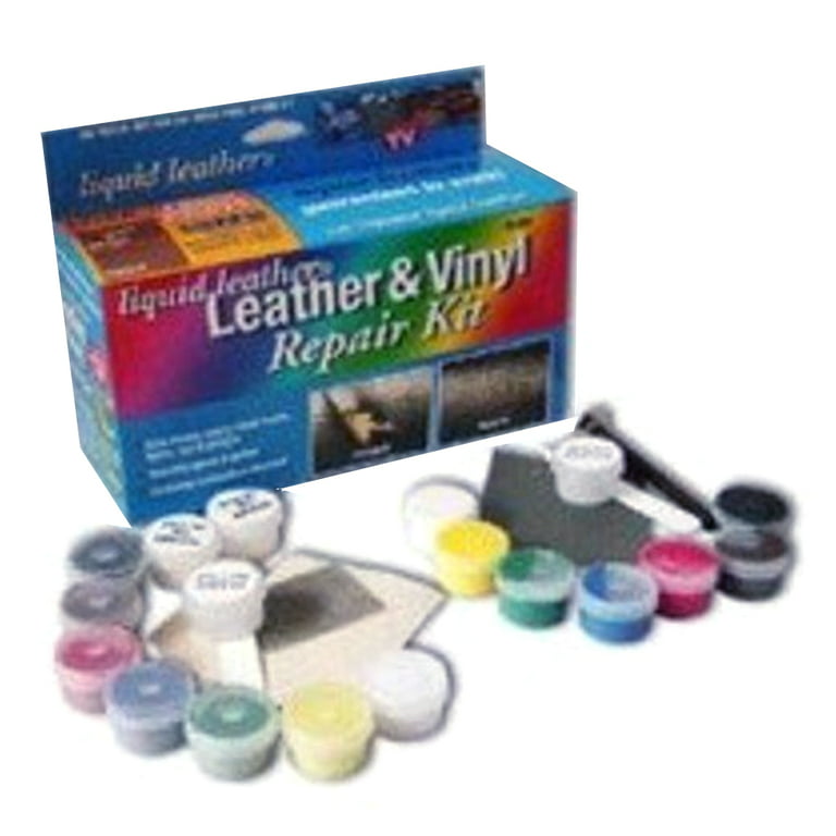 Liquid Leather& Vinyl Repair Kit w/Fabric 