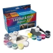 Liquid Leather - Vinyl Repair Kit W/Fabric 30-123 Fabric Upholstery Leather Repair 7 Colors - 1-Pack