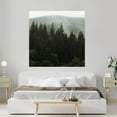 thumbnail image 2 of Idea4wall 2pcs Woodland Forest Fir Trees Nursery Decor Stick Wallpaper Removable Wall Murals Large Wall Stickers for Home Decoration, 48"x48", 2 of 5
