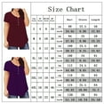 thumbnail image 2 of Askfv Women's Plus Size Henley Top V Neck Button Up Tunic Tops Casual Short Sleeve Ruffle Blouse Shirts, 2 of 4