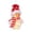 Gray, Pink, Red, variant on LIORAGLJ LED Lighted Snowman Hanging Ornament for Christmas Tree Door Window Decor