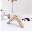 thumbnail image 4 of 2pcs Servilletero Triangular De Madera Minimalista 12 Cm Xtellar cafe, 4 of 4