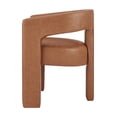 thumbnail image 2 of NPD Furniture Sherlyn Faux Leather Dining Side Chair in Vintage Cider, 2 of 16