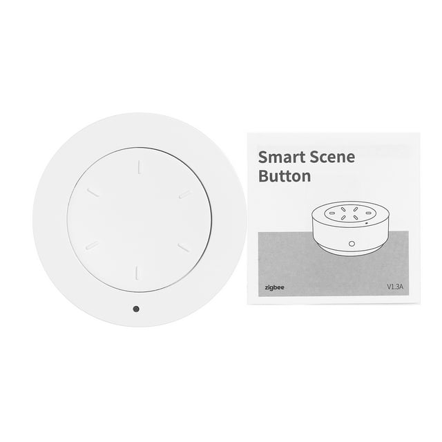 Zigbee Remote Control Button Smart Knob Button Scenario Switch Smart Home Scenario Dimmer Switch White