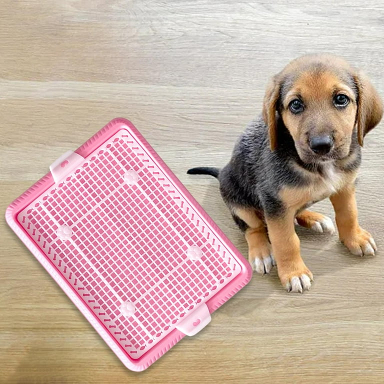 Fzaqwen Dog Litter Boxes Puppy Pee Pad Holder Removable Easy to