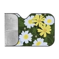 thumbnail image 2 of Car Sun Shade Windshield, Daisy Pattern Automotive Front Window Sun Visor for Cars SUV Trucks-Sunshade Blocks Heat and Sun's UV Rays, Small Size, 2 of 8