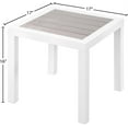 thumbnail image 3 of Afuera Living Contemporary Grey Wood Outdoor Patio Coffee Table, 3 of 5
