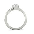 thumbnail image 3 of 1.00ctw Diamond Two Stone Ring in 10k White Gold (G-H, I2-I3, 1.00ctw), 3 of 3