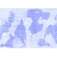 thumbnail image 1 of Ahgly Company Indoor Rectangle Abstract Blue Modern Area Rugs, 5' x 7', 1 of 4