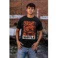 thumbnail image 5 of Cool Urban Streetwear Hustle Tiger Men's Graphic T Shirt Tees Brisco Brands L, 5 of 6