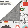 thumbnail image 6 of XMXT Microfiber Drying Mat, Christmas Elements Illustration Absorbent Dish Drying Mats for Kitchen Dishes Rack Pad, 16 x 18 inches, 6 of 9