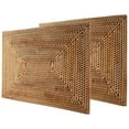thumbnail image 3 of 2 pcs Table Mats Non Slip Rattan Placemats Dining Table Heat Resistant Woven Place Mats Insulation Heat Resistant Mats, 3 of 5