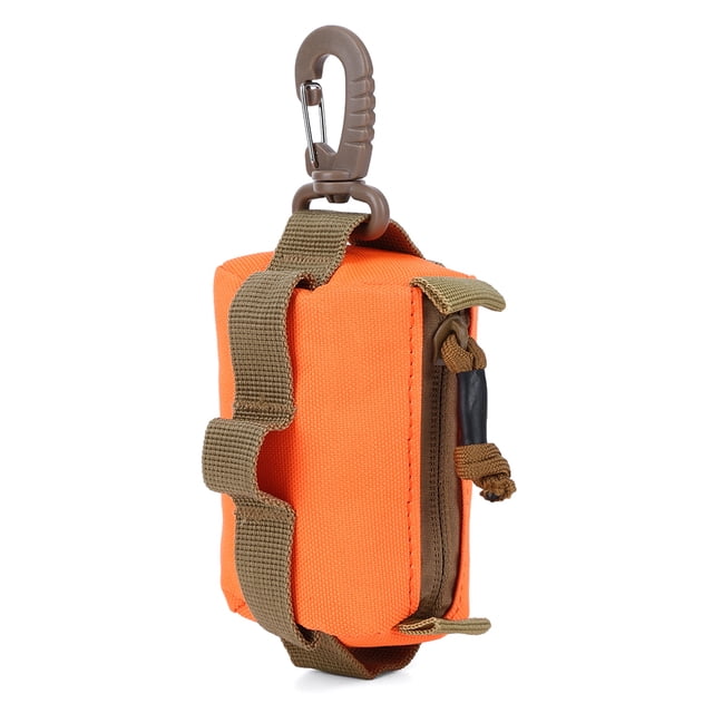 Funda Portatarjetas Molle Hugtrwg para Hombre y Mujer Naranja