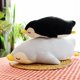 thumbnail image 5 of Peluche de pingüino de peluche, juguete de peluche de pingüino negro duradero de 35 cm, colección de muñecas lindas, juguete de peluche portátil, ideal para decoración del hogar, niños y niñas, 5 of 5