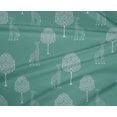 thumbnail image 4 of oneOone Polyester Lycra Fabric Tree & Giraffe Block Print Sewing Fabric BTY 56 Inch Wide, 4 of 4