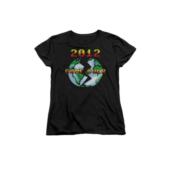 2012 Game Over Funny Women's T-Shirt Tee