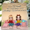 thumbnail image 2 of Couverture Personnalisée en Polaire/courtepointe - Cadeau pour, 2 of 4