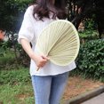 thumbnail image 3 of PAMINGONO 1Set Fans Handheld Woven Leaf Great For Keeping Cool At The Beach Or During Parties, 3 of 8