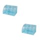 thumbnail image 4 of Monstrate Organizador de escritorio de metal Hallow Reemplazo reutilizable de gran capacidad Home Office Pen Storage Tijeras Soporte de luz Azul claro 2Conjunto, 4 of 6