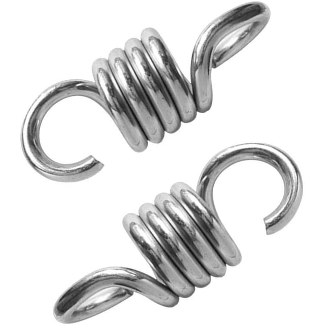 Hammock Swing Hanging Chair Hooks Hardware Springs Kit for Patio Porch Yoga Swing Heavy Duty Decoration 317.5 Kilogram Capacity 2 Set