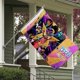 thumbnail image 3 of Chica Luna Bandera impresa con temática, regalo perfecto para fanáticos, amigos y familiares, y adecuada para actividades al aire libre e interiores, decoraciones de fiesta. 120*180CM, 3 of 6