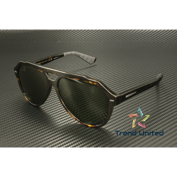 Dolce & Gabbana DG 4452 Plastic Unisex Aviator Sunglasses Havana 60mm Adult