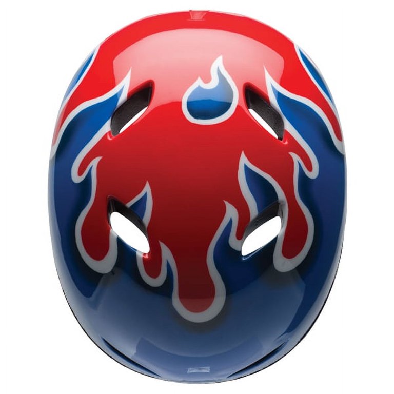 bell bellino toddler helmet flames Bell Pint Boys Multisport Helmet, Red Flames, Toddler 3+ (48-52cm)