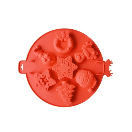 

Christmas Series Chocolate Moulds Mousse Molds Silicone Material Baking Gadget