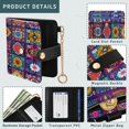 thumbnail image 5 of Small Wallet For Women Bifold Leather Pocket Coin Credit Card Holder With RFID Blocking Mexican Pattern, 5 of 6