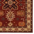 thumbnail image 2 of Rugsotic Carpets Hand Tufted Wool Eco-Friendly 8'x8' Area Rugs Square Red Cream Oriental High Pile Thick Handmade Anti Skid Indoor Rug for Living Room, Bedroom K00535, 2 of 5