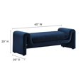 thumbnail image 6 of Waverly Performance Velvet Bench, 6 of 9