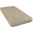 thumbnail image 4 of Pemberly Row Twin-size Tufted Fabric Daybed Mattress - Woodsmoke Brown, 4 of 4