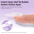 thumbnail image 2 of Nail Tips GELLEN Long Almond Tipex, 320 unidades, para uñas planas, 2 of 7