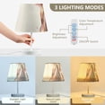 thumbnail image 5 of Cow and Flower LED Desk Lamp Table Lamp USB Bedside Nightstand Small Lamp for Bedroom Living Room Kids Room, 5 of 8