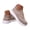 Khaki, variant on Womens Walking Shoes Breathable Mesh Casual Sneakers Lace Up Outdoor Slip on Running Shoes for College Ladies Size 6 Black