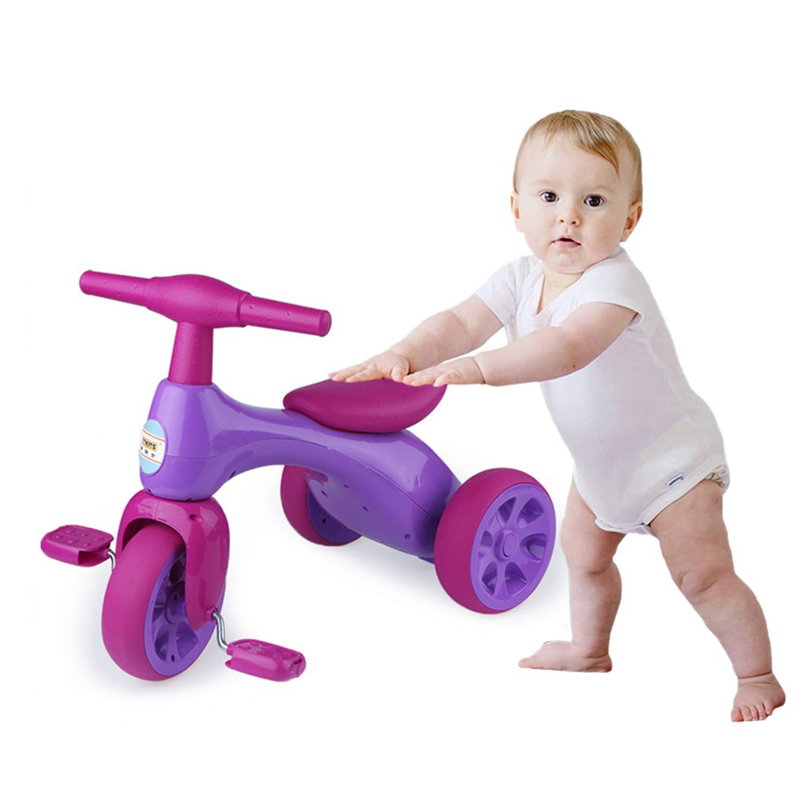 Indoor Outdoor Activity Tricycle Fun Gift for sale online Qaba Easy Ride on Toy Toddler Trike 