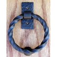 thumbnail image 1 of Agave Ironworks KN007-PU012-02 Twisted Ring Knocker And Door Pull Brown Rust, 1 of 1