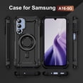thumbnail image 5 of TECH CIRCLE for Galaxy A16 5G (SM-A166) Hard Phone Case 6.7" 2024, Plastic Shell Protective Magnetic Back Cover with Kickstand, Compatible with MagSafe Accessories, Lightweight Sturdy Case, Black, 5 of 8