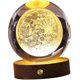 thumbnail image 4 of 3D Crystal Ball Night Light (Moon) with Wooden Base, 4 of 5