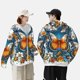 thumbnail image 4 of Fotbe Spring Butterfly Flowers Chaqueta con Protección Solar UPF 50+ para Hombre y Mujer, Camisa con Capucha y Bolsillos-Small, 4 of 7