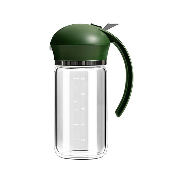 Clearance! Delayuji Spray Bottles Oil Spray Bottle Glass 500Ml 2 In 1 Reusable Accurate Control Dispenser for Home Kitchen Barbecue One Size Green