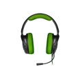 thumbnail image 2 of CORSAIR Gaming HS35 - Headset - full size - wired - 3.5 mm jack - green, 2 of 14