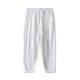 thumbnail image 2 of Pantalones largos para hombre, informales, holgados, ventilados, con bolsillos y cordón, rectos, de poliéster., 2 of 5