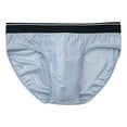 thumbnail image 5 of Plebaso Underwear for Men Big an Tall Breathable Briefs Underwear Lightweight Mesh Underpants 3-5 Pack, 5 of 7