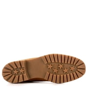 Limelight Womens Brett Faux Leather Lace Up Boot Shoes, Camel 6