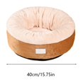 thumbnail image 3 of Pet Villa Cat Dog Bed Removable Cover Winter Warm Cozy Plush Nest for Cats Small Dogs Indoor Rest Sleeping Two Purpose Pet Supplies(S), 3 of 7